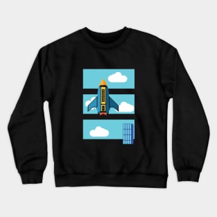 Rocket to the sky Crewneck Sweatshirt